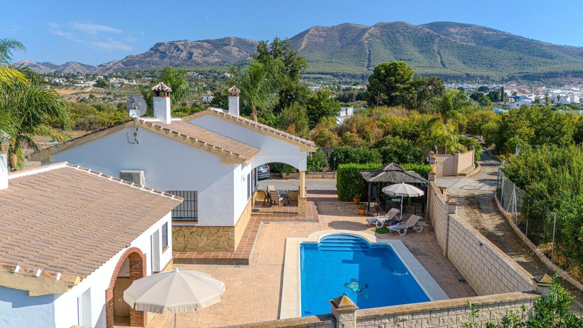 Casa Rural Tipica Andaluza, Wifi,Piscina, Barbacoa, Aire Acondicionado, 5Min Centros Alhaurin el Grande Ngoại thất bức ảnh
